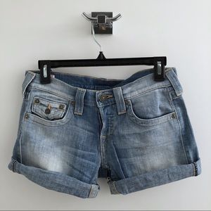 True Religion Jean Shorts